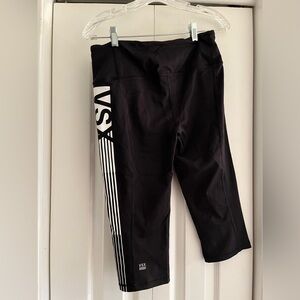 Victoria secret workout capri leggings - logo on side
